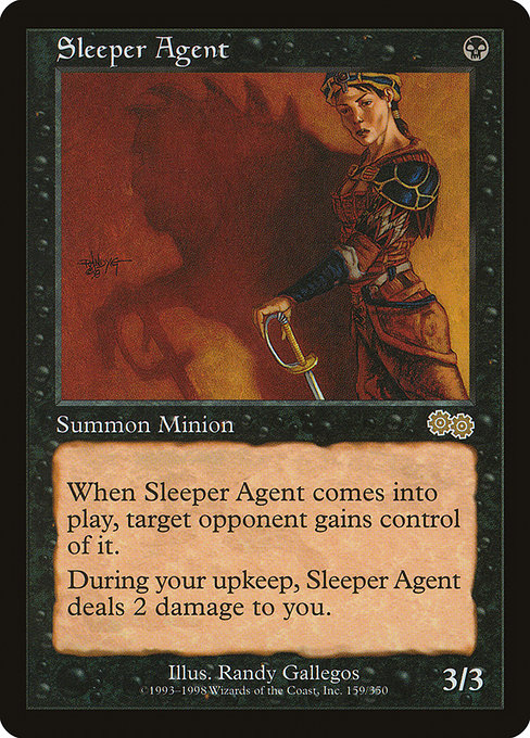 Sleeper Agent - Urza's Saga Rare Card