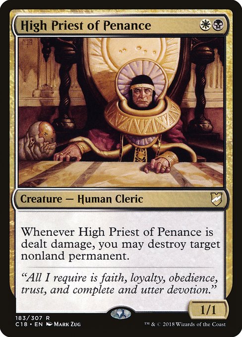 High Priest of Penance - Commander 2018 Rare Card