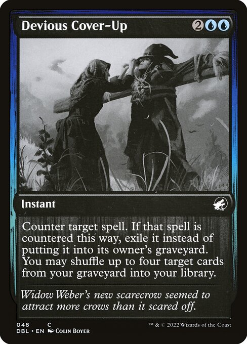 Devious Cover-Up - Innistrad: Double Feature Common Card