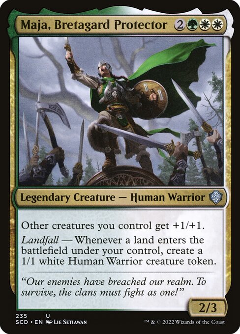 Maja, Bretagard Protector - Starter Commander Decks Uncommon Card