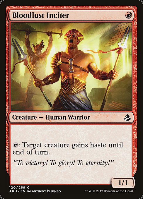 Bloodlust Inciter - Amonkhet Common Card