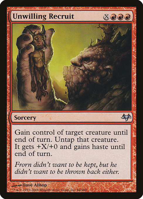 Unwilling Recruit - Eventide Uncommon Card