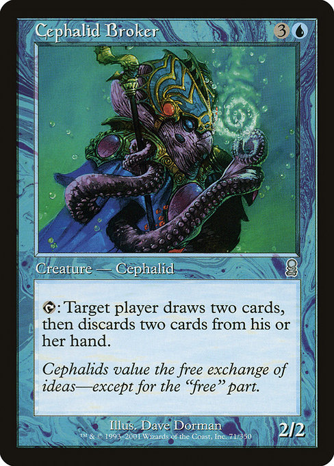 Cephalid Broker - Odyssey Uncommon Card