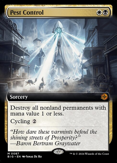 Pest Control - The Big Score Mythic Card