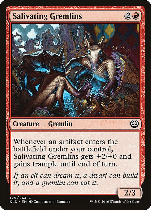 Salivating Gremlins - Kaladesh Common Card