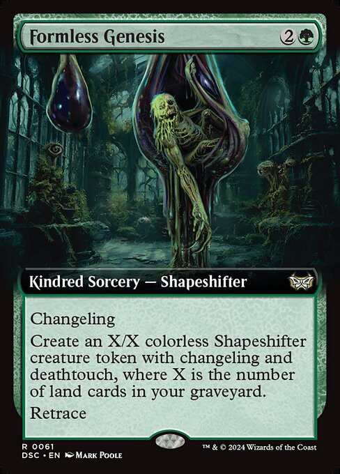 Formless Genesis - Duskmourn: House of Horror Commander Rare Card