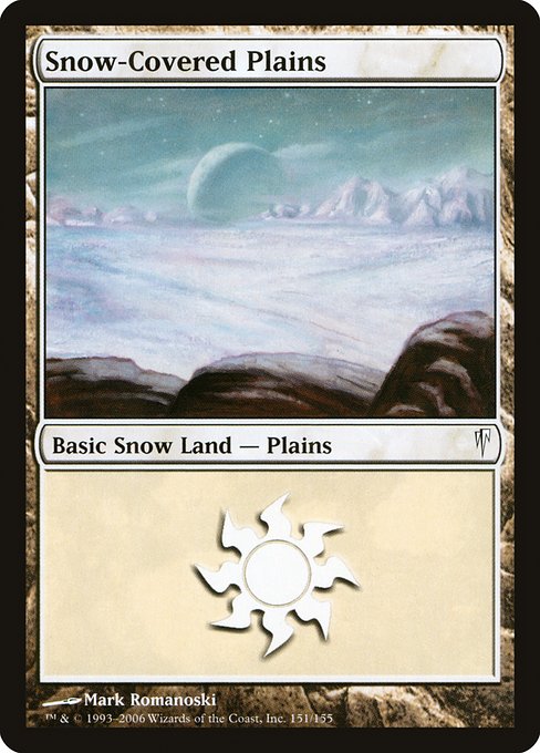 Snow-Covered Plains - Coldsnap Common Card