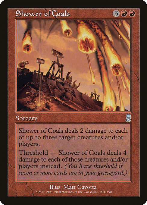 Shower of Coals - Odyssey Uncommon Card