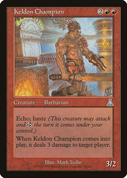 Keldon Champion - Urza's Destiny Uncommon Card