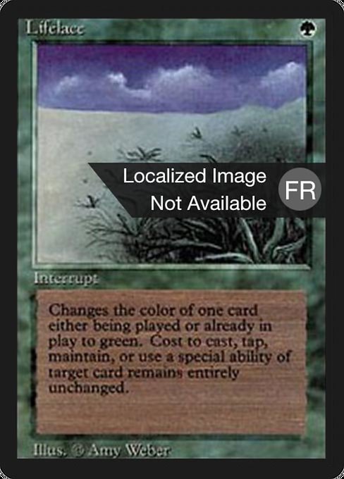 Lifelace - Foreign Black Border Rare Card