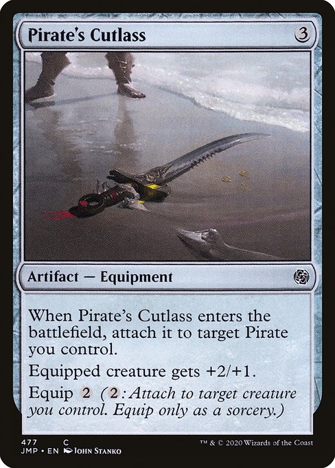 Pirate's Cutlass - Jumpstart Common Card