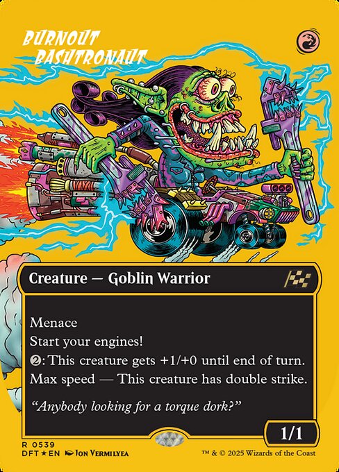Burnout Bashtronaut - Aetherdrift Rare Card