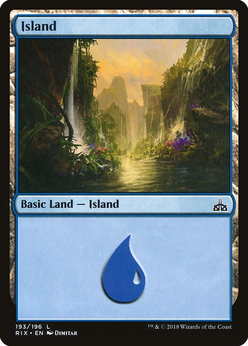 Island - Rivals of Ixalan Common Card