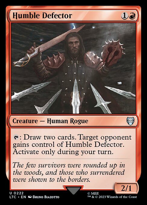 Humble Defector - Tales of Middle-earth Commander Uncommon Card