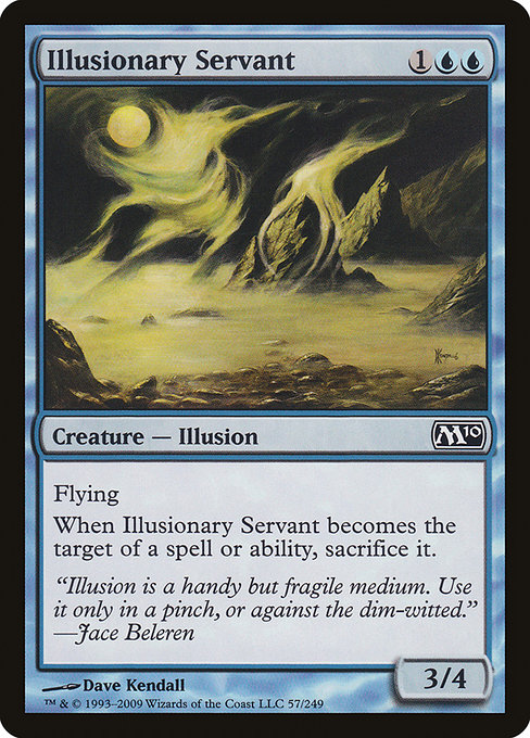 Illusionary Servant - Magic 2010 Common Card
