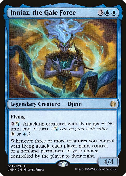 Inniaz, the Gale Force - Jumpstart Rare Card