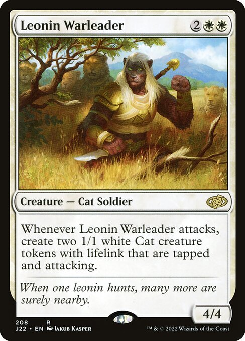 Leonin Warleader - Jumpstart 2022 Rare Card