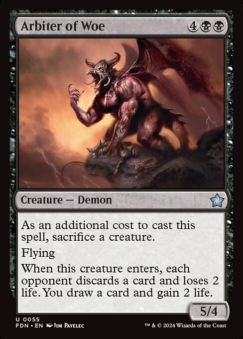 Arbiter of Woe - Foundations Uncommon Card