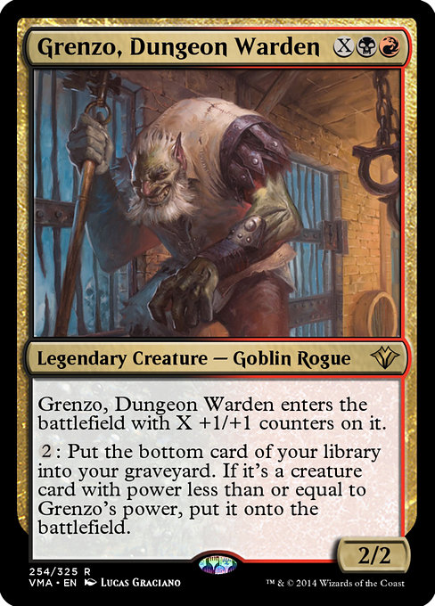 Grenzo, Dungeon Warden - Vintage Masters Rare Card