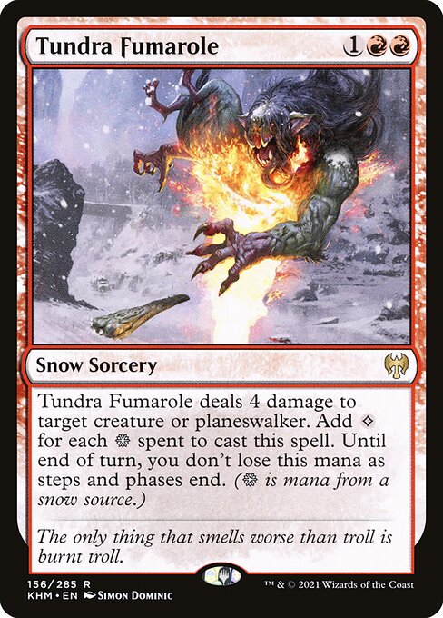 Tundra Fumarole - Kaldheim Rare Card