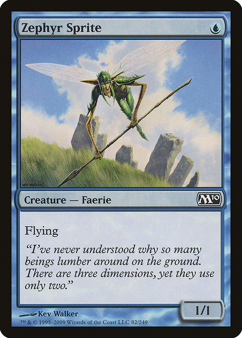 Zephyr Sprite - Magic 2010 Common Card