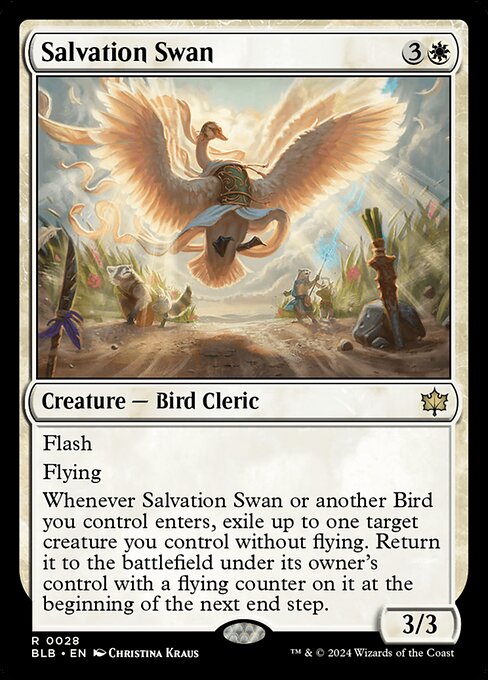 Salvation Swan - Bloomburrow Rare Card