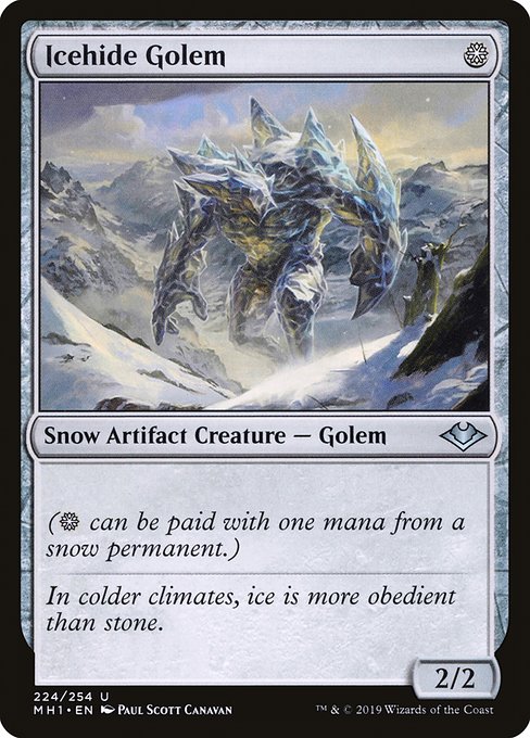 Icehide Golem - Modern Horizons Uncommon Card