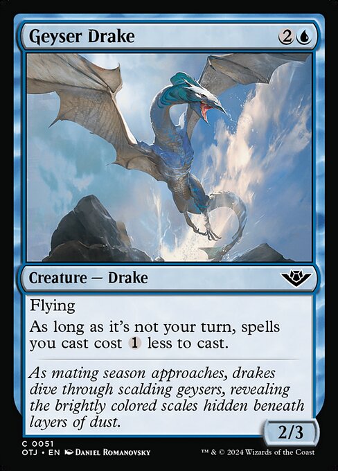 Geyser Drake - Outlaws of Thunder Junction Common Card