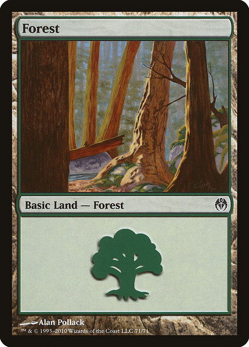 Forest - Duel Decks: Phyrexia vs. the Coalition Common Card