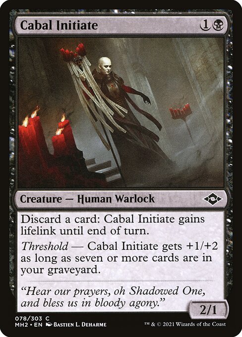Cabal Initiate - Modern Horizons 2 Common Card