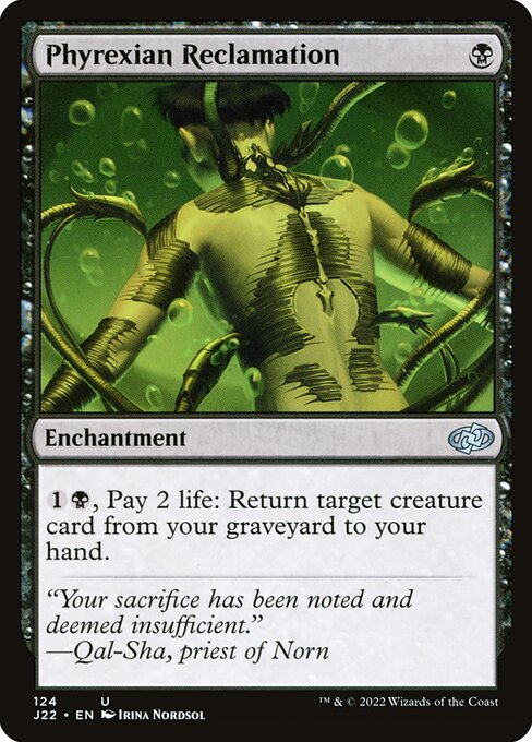 Phyrexian Reclamation - Jumpstart 2022 Uncommon Card