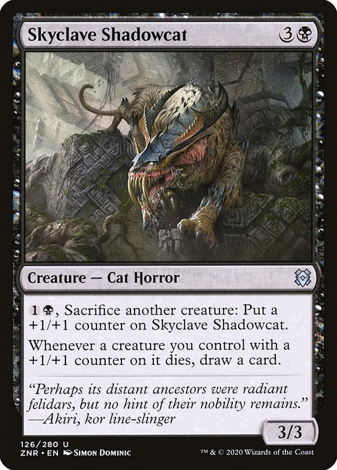 Skyclave Shadowcat - Zendikar Rising Uncommon Card