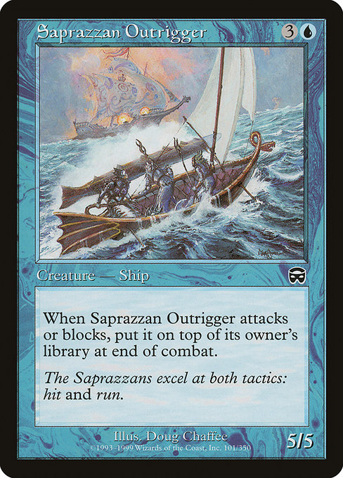 Saprazzan Outrigger - Mercadian Masques Common Card
