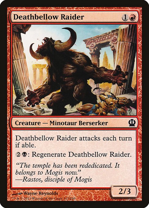 Deathbellow Raider - Theros Common Card