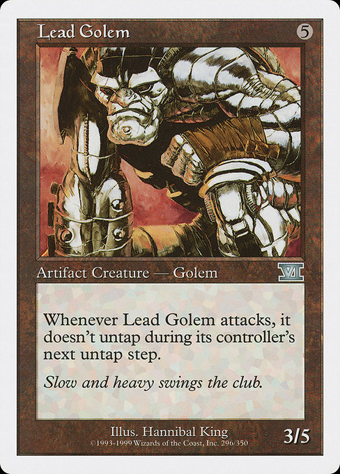 Lead Golem - Classic Sixth Edition Uncommon Card