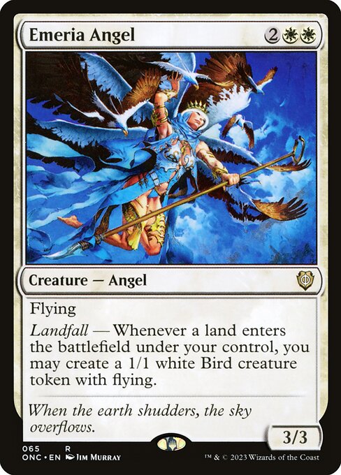 Emeria Angel - Phyrexia: All Will Be One Commander Rare Card