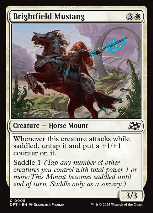 Brightfield Mustang - Aetherdrift Common Card