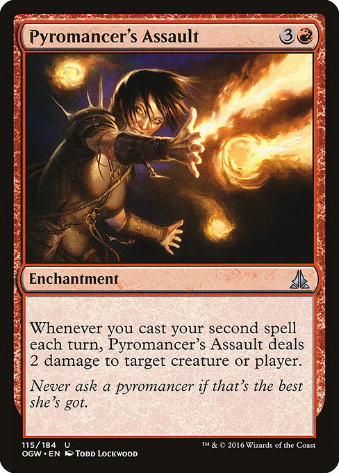 Pyromancer's Assault - Oath of the Gatewatch Uncommon Card