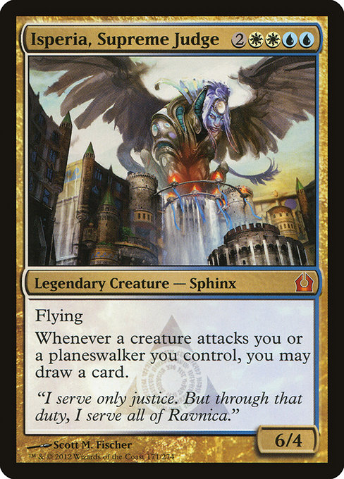 Isperia, Supreme Judge - Return to Ravnica Mythic Card