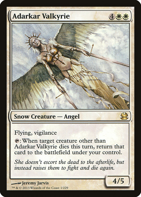 Adarkar Valkyrie - Modern Masters Rare Card