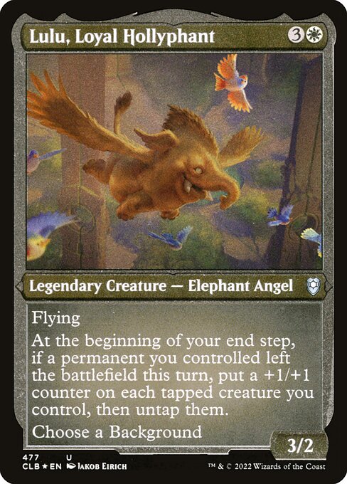 Lulu, Loyal Hollyphant - Commander Legends: Battle for Baldur's Gate Uncommon Card