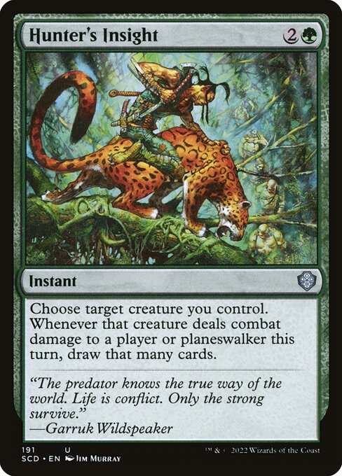 Hunter's Insight - Starter Commander Decks Uncommon Card