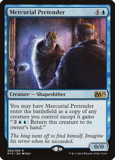 Mercurial Pretender - Magic 2015 Rare Card