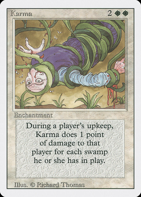 Karma - Revised Edition Uncommon Card