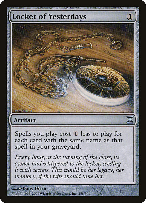 Locket of Yesterdays - Time Spiral Uncommon Card