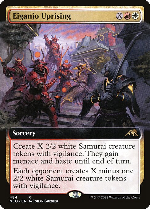 Eiganjo Uprising - Kamigawa: Neon Dynasty Rare Card
