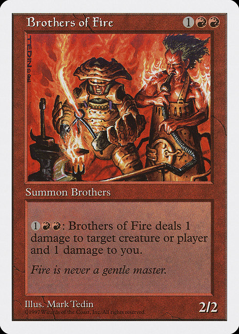 Brothers of Fire - Fifth Edition Common Card