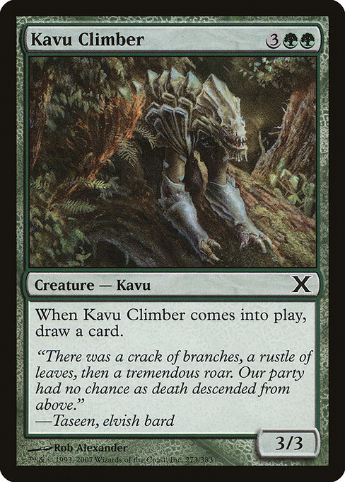 Kavu Climber - Tenth Edition Common Card
