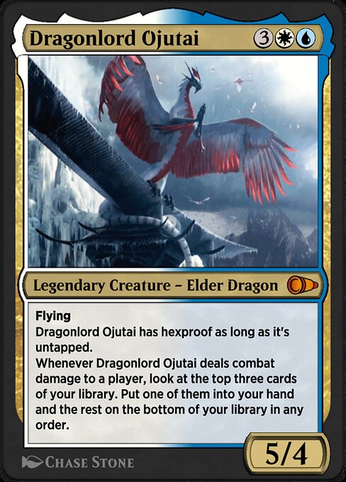 Dragonlord Ojutai - Pioneer Masters Mythic Card