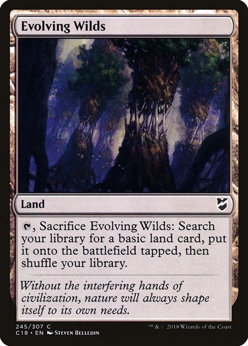 Evolving Wilds - Commander 2018 Common Card
